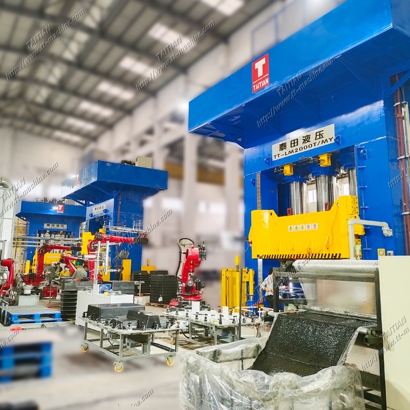 2000Tons Composites Hydraulic Press para nova caixa de bateria de veículos energéticos